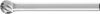PFERD keményfém HM turbomaró rozsdamentes INOX anyagokhoz KUD 0504/3 INOX 21212682