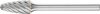 PFERD keményfém HM turbomaró rozsdamentes INOX anyagokhoz RBF 0613/3 INOX 21230082