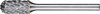 PFERD 21001067 Turbómaró Hossz 43mm Átmérő 6mm Munkahossz 13mm Szár átmérő 3mm 21001067