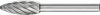 PFERD keményfém HM turbomaró rozsdamentes INOX anyagokhoz B 1025/6 INOX 21103282