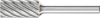 PFERD keményfém HM turbomaró rozsdamentes INOX anyagokhoz ZYA 1225/6 INOX 21101982