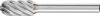 PFERD keményfém HM turbomaró rozsdamentes INOX anyagokhoz WRC 1020/6 INOX 21105282