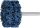 PFERD 44698002 POLICLEAN PCLZY tisztító gyapjú 50x26mm tengely 6mm durva tisztítási munkákhoz 50mm 1db 44698002