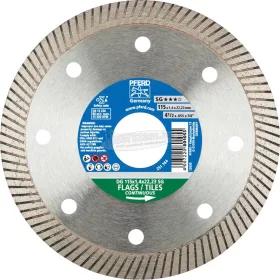   PFERD körkörösen felrakott gyémántszemcsés vágókorong DG 115x1,4x22,23 FL SG 68000031