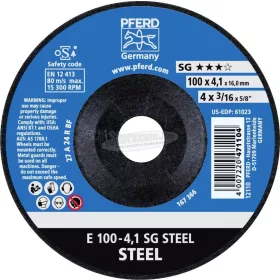PFERD tisztítókorong E SG STEEL több változatban