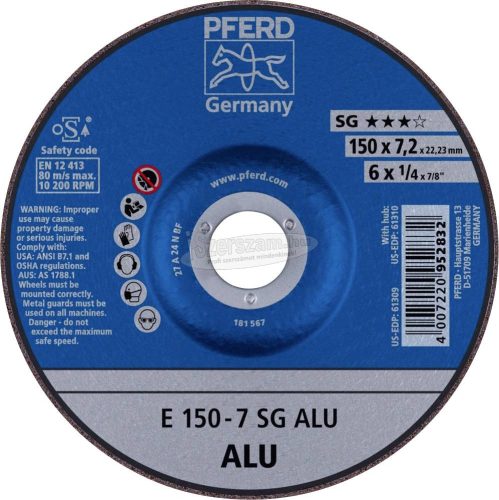 PFERD tisztítókorong E 150-7 SG ALU 62215717