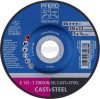 PFERD tisztítókorong E 125-7 ZIRKON SG CAST+STEEL 62212747