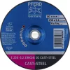 PFERD tisztítókorong E 230-5,2 ZIRKON SG CAST+STEEL 62223527