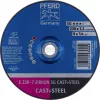 PFERD tisztítókorong E 230-7 ZIRKON SG CAST+STEEL 62223628