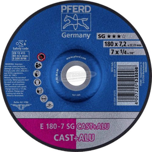 PFERD tisztítókorong E 180-7 SG CAST+ALU 62217681