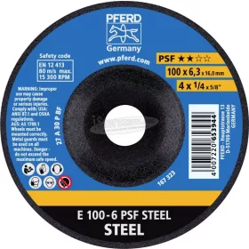 PFERD tisztítókorong E PSF STEEL több változatban