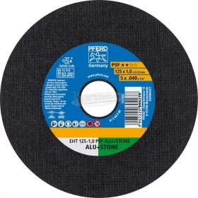   PFERD PSF ALU+STONE 61819015 Vágótárcsa, egyenes 125mm 22.23mm 10db 61819015