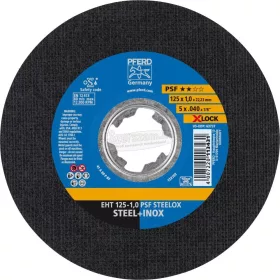  PFERD PSF STEELOX 69198289 Vágótárcsa, egyenes 125mm 22.23mm 10db 69198289