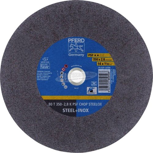 PFERD vágókorong CHOPSAW 80 T 350-2,8 K PSF CHOP STEELOX/25,4 66323575