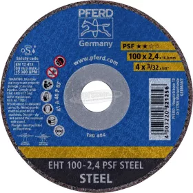 PFERD vágókorong EHT PSF STEEL több változatban