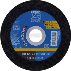 PFERD vágókorong EHT 125-2,0 PSF STEELOX 69120850