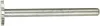 Proxxon Micromot 28 727 Wolfram vanádium acél laposfejű marófej 10mm 28727