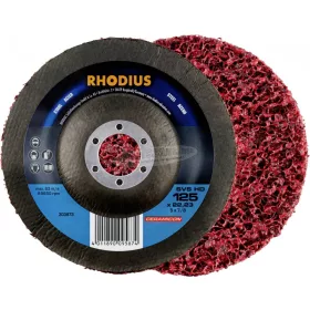   Rhodius 211317 RHODIUS SVS HD tisztító gyapjú 125x22,23mm-es acél forgatással 125mm 3db 211317