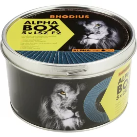   RHODIUS lamellás csiszolótárcsa LSZ F2 BOX INOX FERDE több méretben