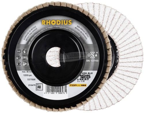 Rhodius 210476 LGA ALU lamellás csiszolótányér 125x22,23-P60 125mm 1db 210476