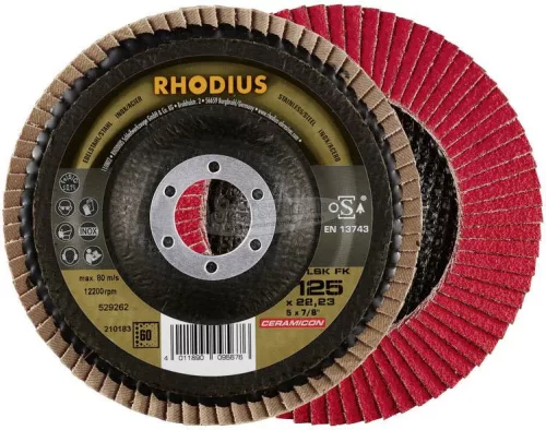 Rhodius 210183 LSK FK lamellás csiszolótányér 125x22,23-P60 125mm 1db 210183