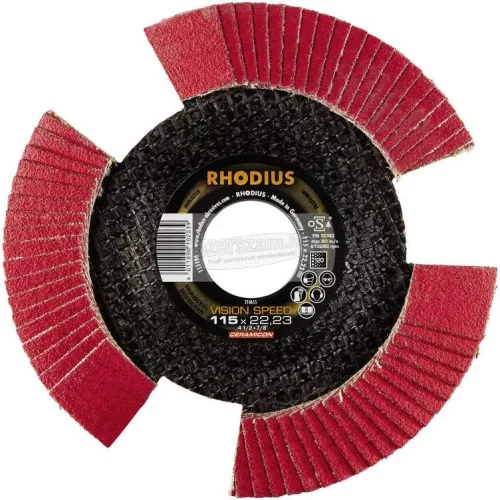 Rhodius 210655 VISION SPEED lamellás csiszolótányér 115x22,23-P120 115mm 1db 210655