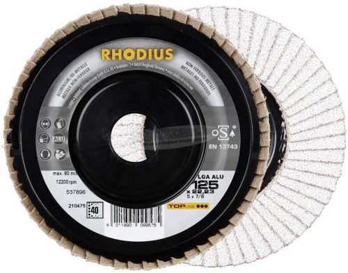 Rhodius 210473 Rhodius LGA ALU lamellás csiszolótányér 115x22,23-P40 115mm 1db 210473