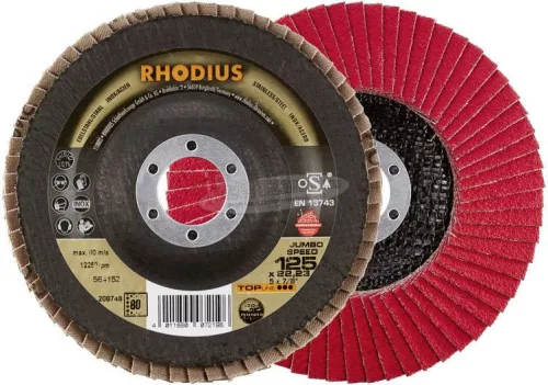 Rhodius 208748 JUMBO SPEED lamellás csiszolótányér 125x22,23-P80 125mm 1db 208748