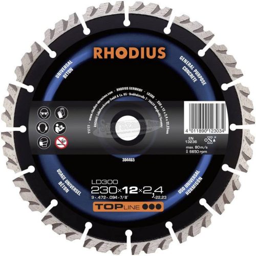 Rhodius 304462 LD300 Gyémánt vágótárcsa 125mm 1db 304462