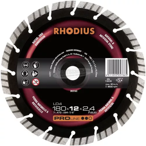 Rhodius 303164 LD4 Gyémánt vágótárcsa 230mm 1db 303164