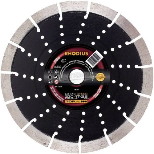 Rhodius 303716 LD410 SPEED Gyémánt vágótárcsa 230mm 1db 303716