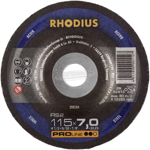 Rhodius Nagyolótárcsa RS2 több változatban