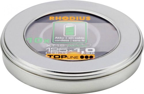 Rhodius XT15 ACCU BOX 210248 Vágótárcsa, egyenes 125mm 22.23mm 10db 210248
