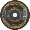 Rhodius XT10 MINI 206803 Vágótárcsa, egyenes 75mm 10mm 1db 206803
