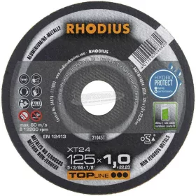   Rhodius XT24 210450 Vágótárcsa, egyenes 115mm 22.23mm 1db 210450