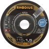 Rhodius XT38 210746 Vágótárcsa, egyenes 115mm 22.23mm 1 készlet 210746