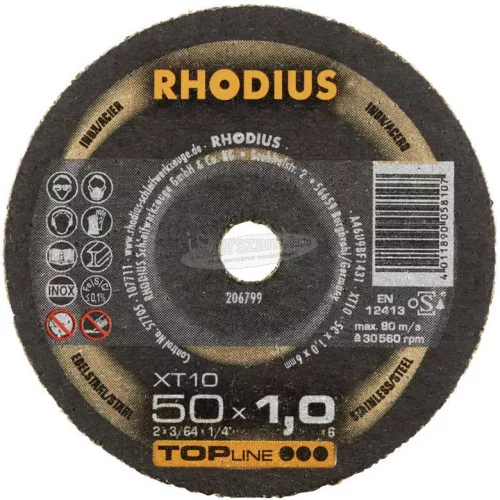 Rhodius  Vágótárcsa TOPLINE XT10 MINI több méretben