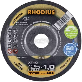   Rhodius XT10 206162 Vágótárcsa, egyenes 115mm 22.23mm 1db 206162