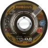 Rhodius XTK6 EXACT 210828 Vágótárcsa, hajlított 115mm 22.23mm 1db 210828