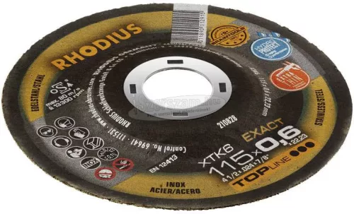 Rhodius XTK6 EXACT 210828 Vágótárcsa, hajlított 115mm 22.23mm 1db 210828