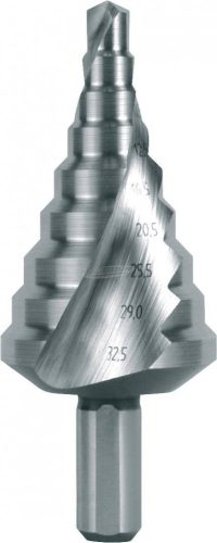 RUKO 101092 lépcsős fúró 6.5-32.5mm HSS/79mm 1db 101092