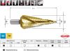 RUKO 101052T lépcsős fúró 4-30mm HSS/100mm TiN 1db 101052T