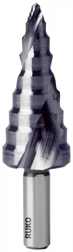 RUKO 101626PRO lépcsős fúró készlet 3 részes 5-12/6-20/8-30mm HSS 1 készlet 101626PRO