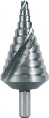 RUKO 101090 lépcsős fúró 6.5-40.5mm HSS/96mm 3 oldalú szár 1db 101090