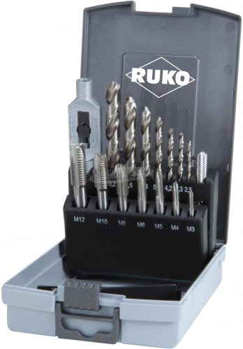 RUKO 245004RO Gépi menetfúró készlet 15 részes 1 készlet 245004RO