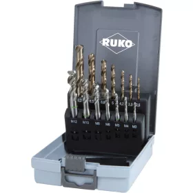   RUKO 245052RO Gépi menetfúró készlet 14 részes DIN 371, DIN 376 HSSE-Co 5 1 készlet 245052RO