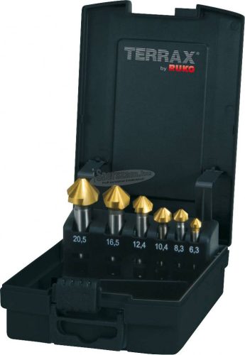 RUKO A102152TRO Kúpsüllyesztő készlet 6 részes 6.3/8.3/10.4/12.4/16.5/20.5mm HSS TiN 1 készlet A102152TRO