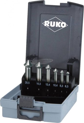RUKO ULTIMATECUT 102790RO Kúpsüllyesztő készlet 6 részes 6.3/8.3/10.4/12.4/16.5/20.5mm HSS 1db 102790RO