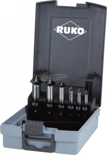 RUKO 102790EPRO Kúpsüllyesztő készlet 6 részes 6.3/8.3/10.4/12.4/16.5/20.5mm HSS 1 készlet 102790EPRO