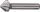 RUKO 102125 Kúpsüllyesztő 31.0mm HSS hengeres 1db 102125